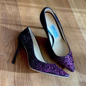 Romy Glitter Ombré Jimmy Choo Pumps